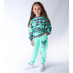 Dres 2 części dziewczęcy zielony Stella Kids 913-22125-48