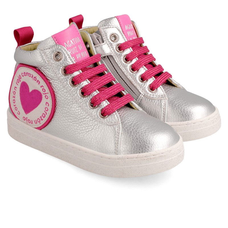 Agata Ruiz De La Prada Sneakersy dla dziewczynki 211945-B srebrny - - #tag1# - #tag2# - #tag3# - #tag4#