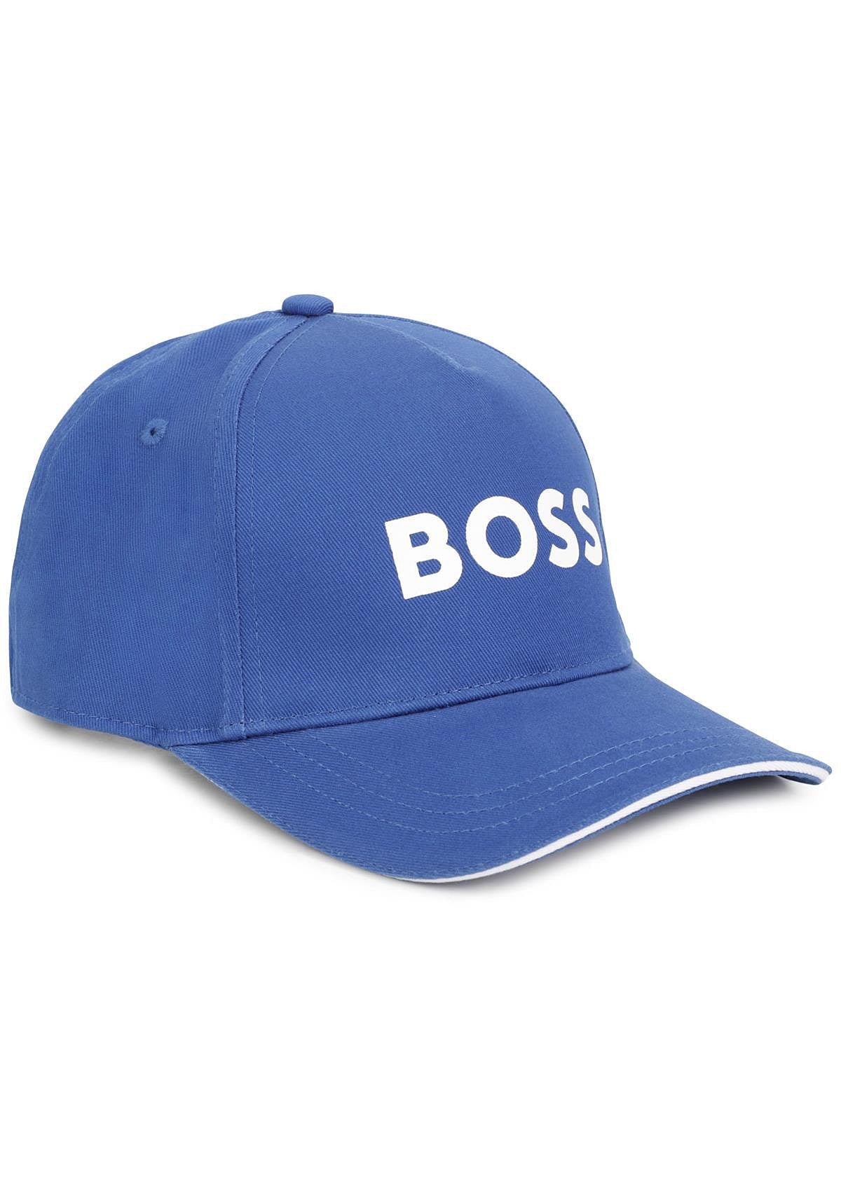 BOSS J21270-79B Czapka z daszkiem chłopiec kolor szafir - - #tag1# - #tag2# - #tag3# - #tag4#