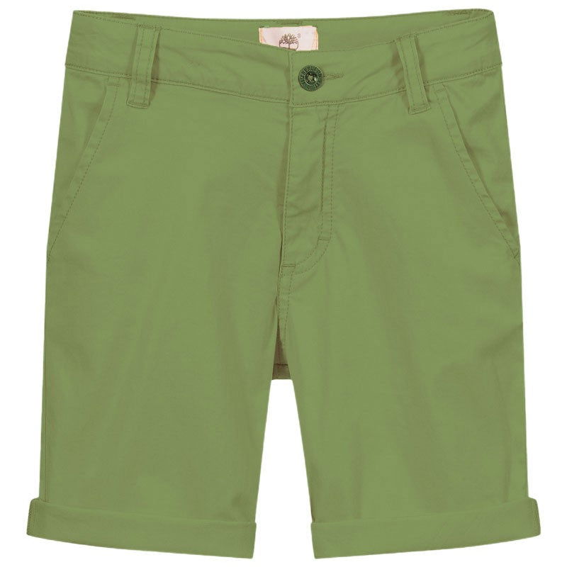 Bermudy chłopięce TIMBERLAND T24B32-708 kolor zielony - - #tag1# - #tag2# - #tag3# - #tag4#