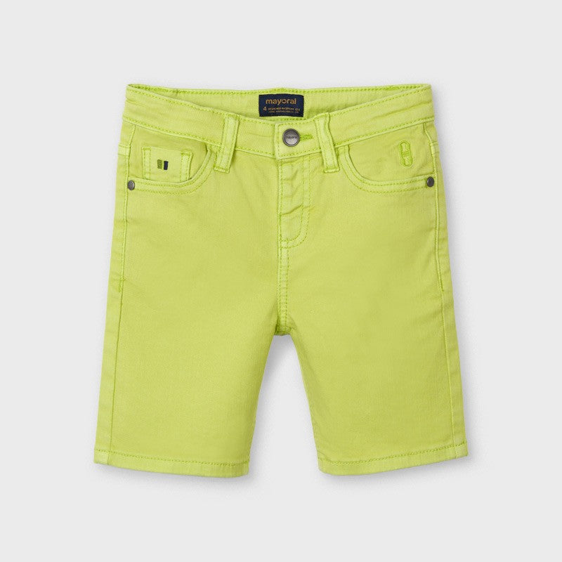 Bermudy jeansowe chłopięce Mayoral 3228-72 Limonka - - #tag1# - #tag2# - #tag3# - #tag4#