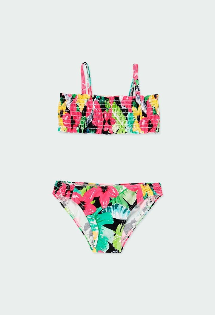 Bikini dla dziewczynki Boboli 824318-9727 kolor róż/zieleń - - #tag1# - #tag2# - #tag3# - #tag4#