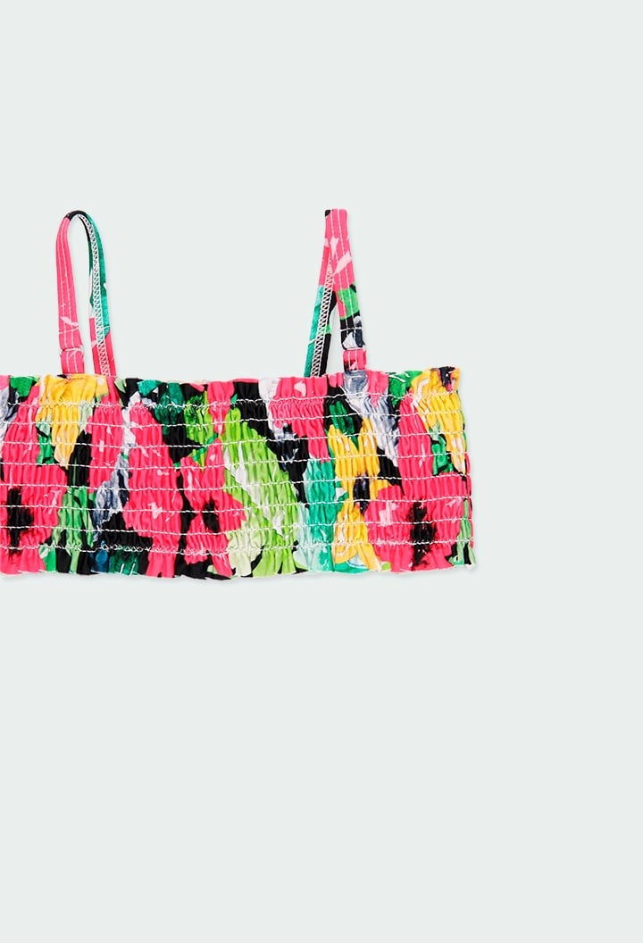 Bikini dla dziewczynki Boboli 824318-9727 kolor róż/zieleń - - #tag1# - #tag2# - #tag3# - #tag4#