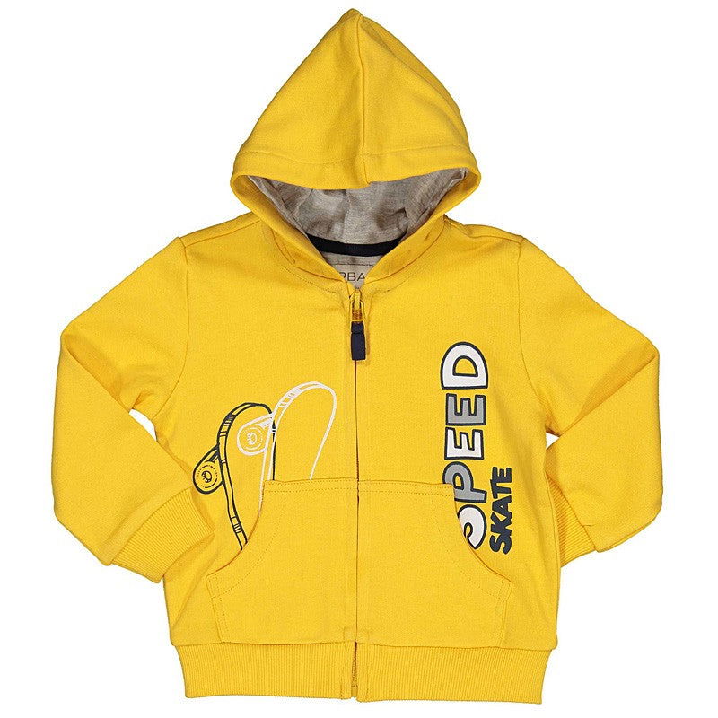 Birba Bluza z kapturem Baby Boy 46803-00 35B kolor żółty - - #tag1# - #tag2# - #tag3# - #tag4#