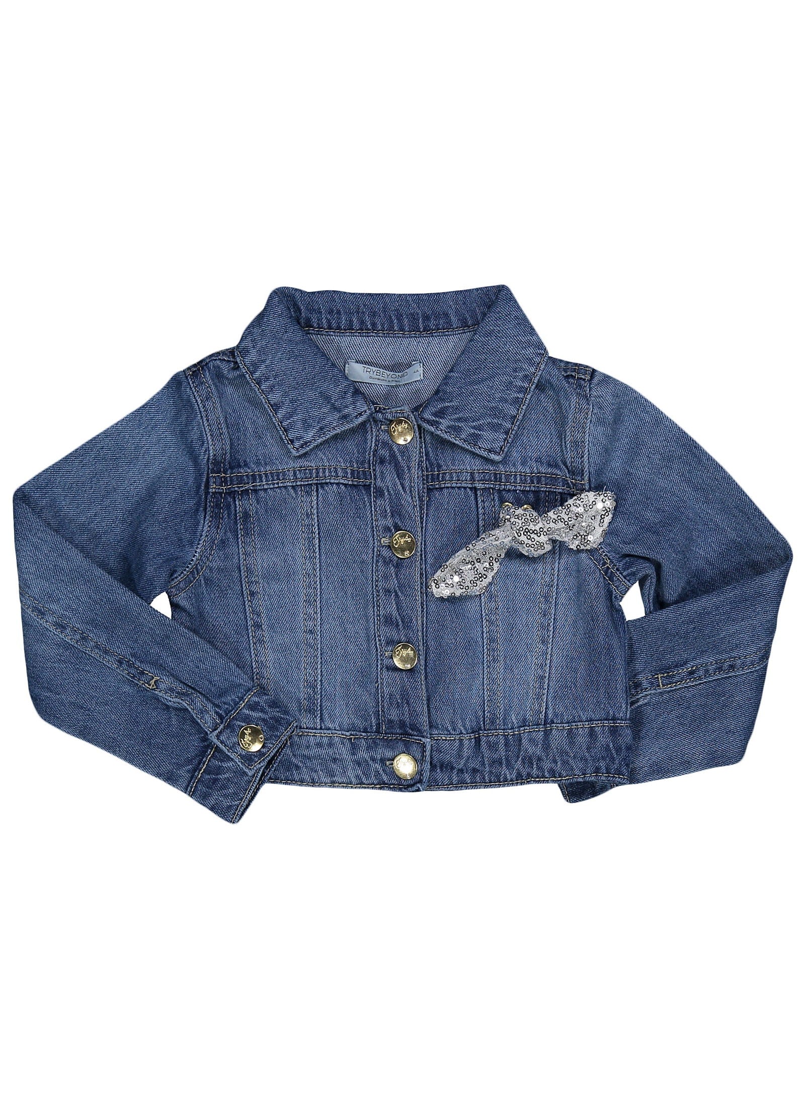 Birba&Trybeyound 67898-00-60A Kurtka jeans kolor niebieski - - #tag1# - #tag2# - #tag3# - #tag4#