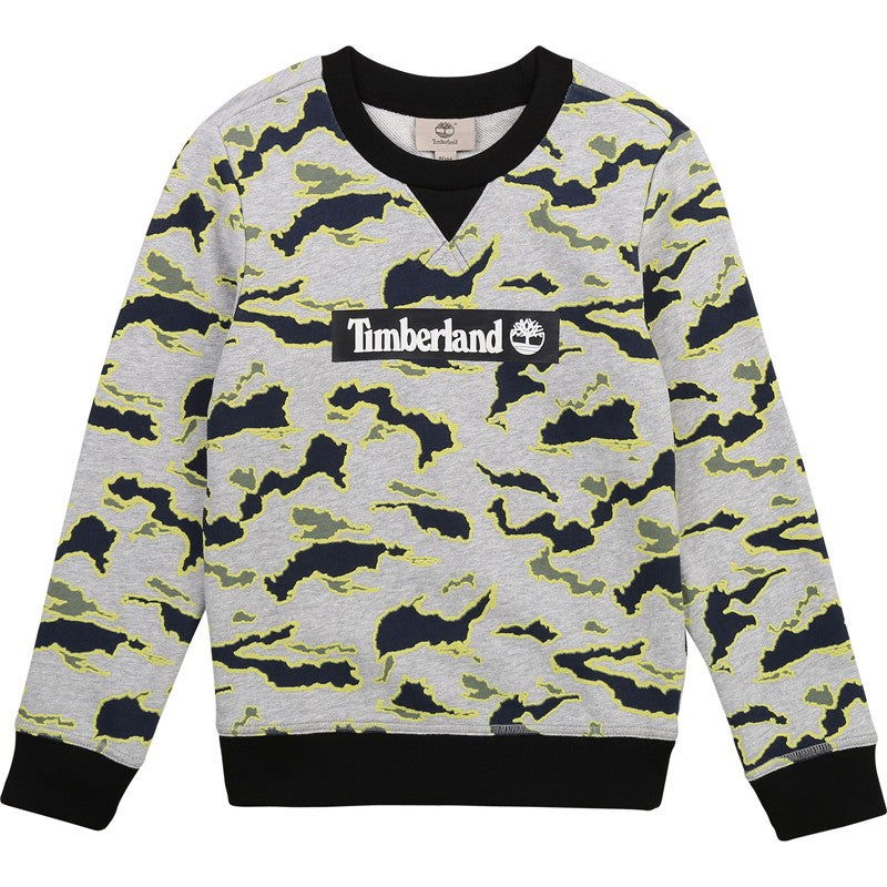 Bluza moro chłopięca TIMBERLAND T25S18-Z40 kolor szary - - #tag1# - #tag2# - #tag3# - #tag4#
