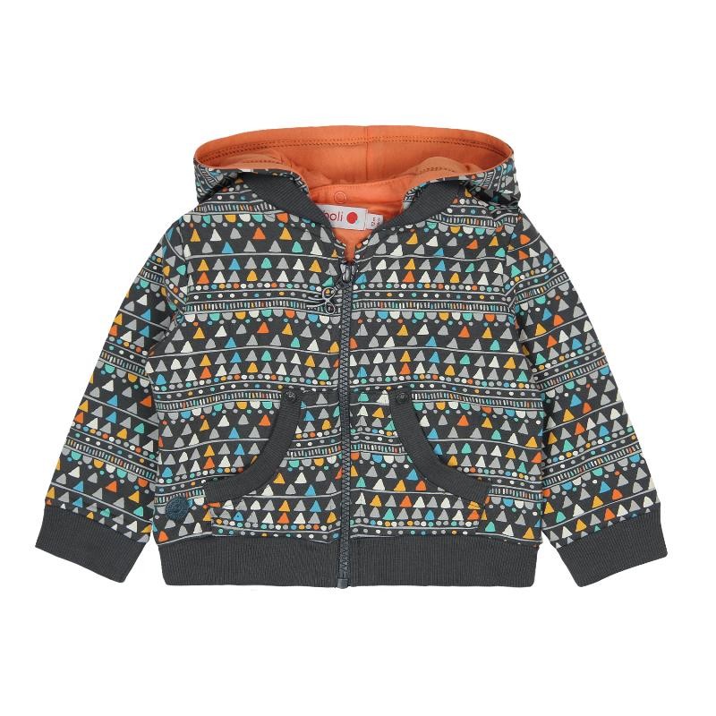 Boboli 246147-9926 bluza dla dziewczynki kolor szary - - #tag1# - #tag2# - #tag3# - #tag4#