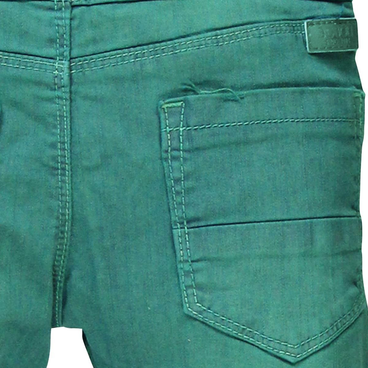 Boboli 334088-4397 Spodnie ocieplane jeans kolor zielony - - #tag1# - #tag2# - #tag3# - #tag4#