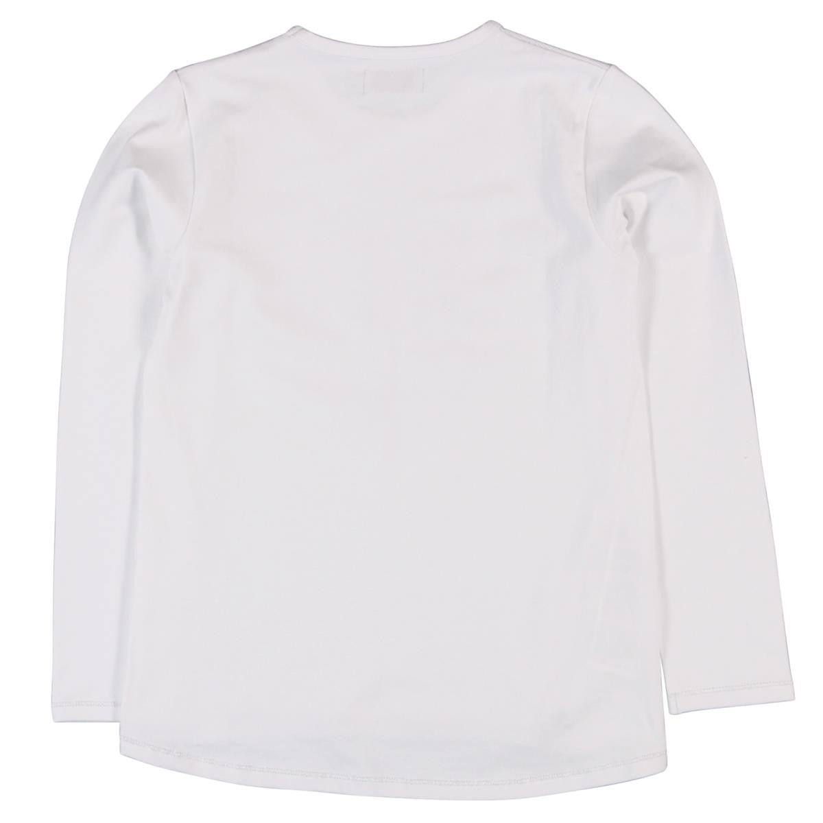 Boboli 464015_1100 bluzka kolor biały - - #tag1# - #tag2# - #tag3# - #tag4#