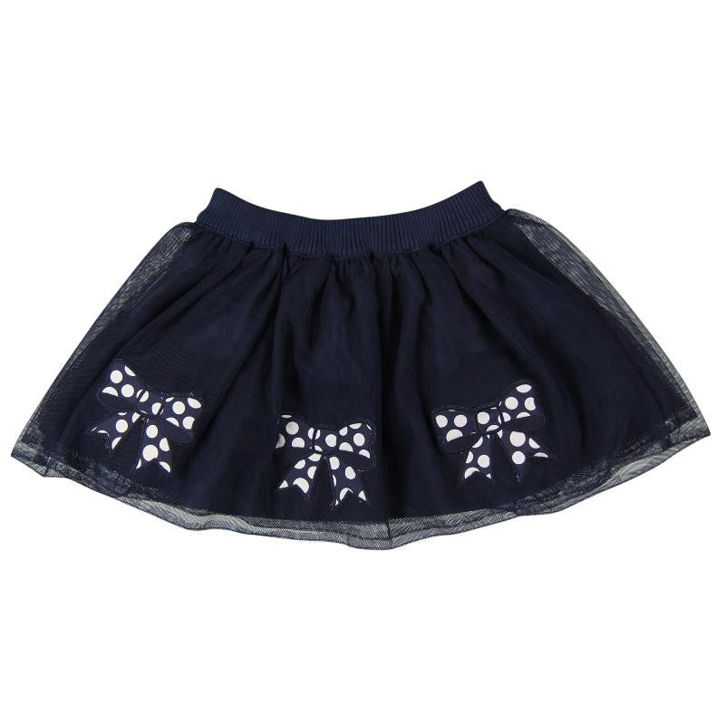 Boboli Spódnica tiul kokardka 721246-2440  kolor granat -  - #tag1# - #tag2# - #tag3# - #tag4#