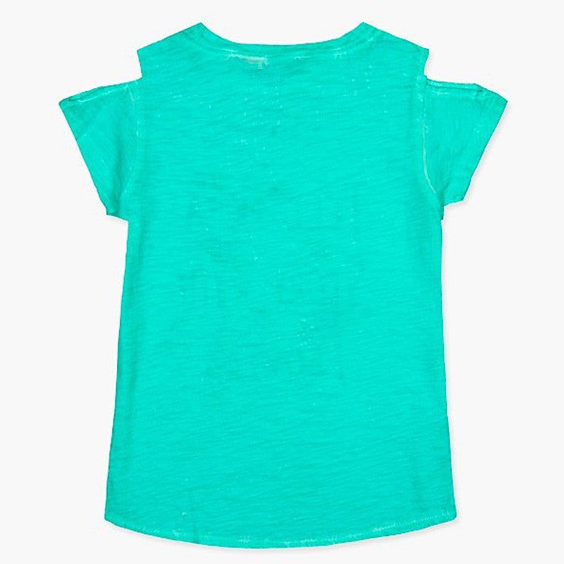 Boboli t-shirt dla dziewczynki niebieski 407124-4459 - - #tag1# - #tag2# - #tag3# - #tag4#