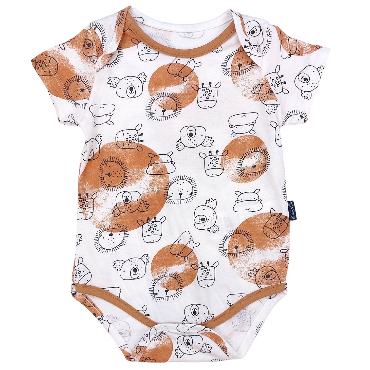 Body Niemowlęce Animals 2 Pak chłopak beż 18253-28524 GKMOC - - #tag1# - #tag2# - #tag3# - #tag4#