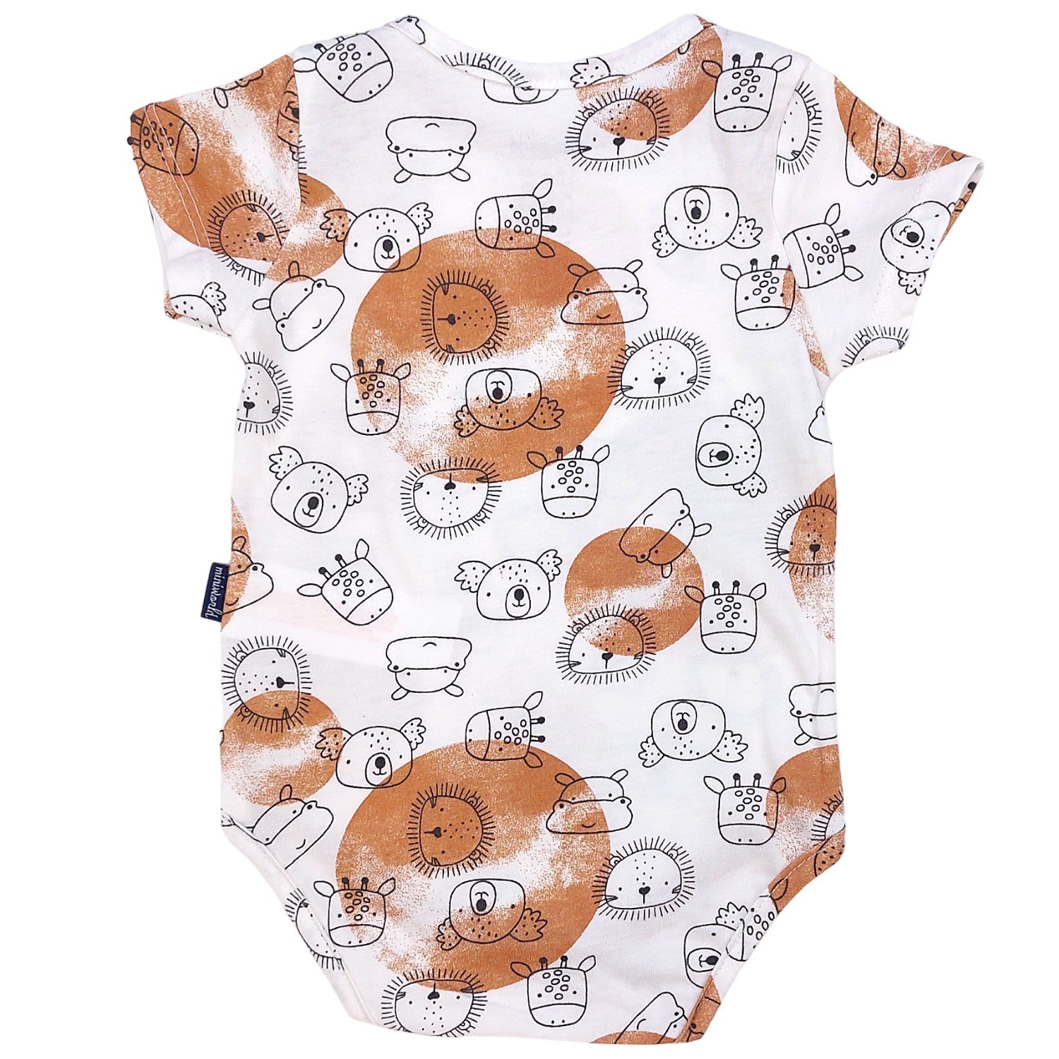 Body Niemowlęce Animals 2 Pak chłopak beż 18253-28524 GKMOC - - #tag1# - #tag2# - #tag3# - #tag4#