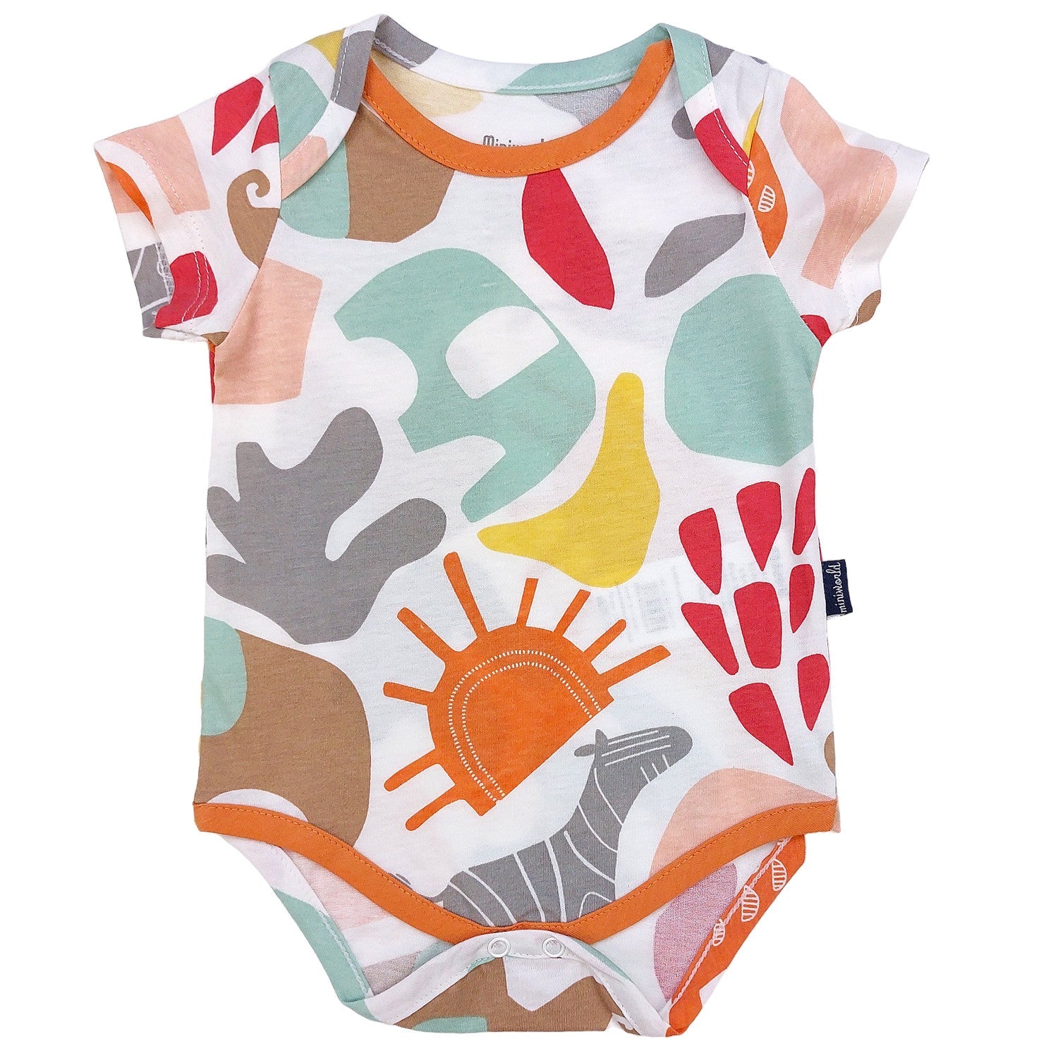 Body Niemowlęce Zebra 2 Pak chłopak pomarańcz 18243-24624 GKMOC - - #tag1# - #tag2# - #tag3# - #tag4#