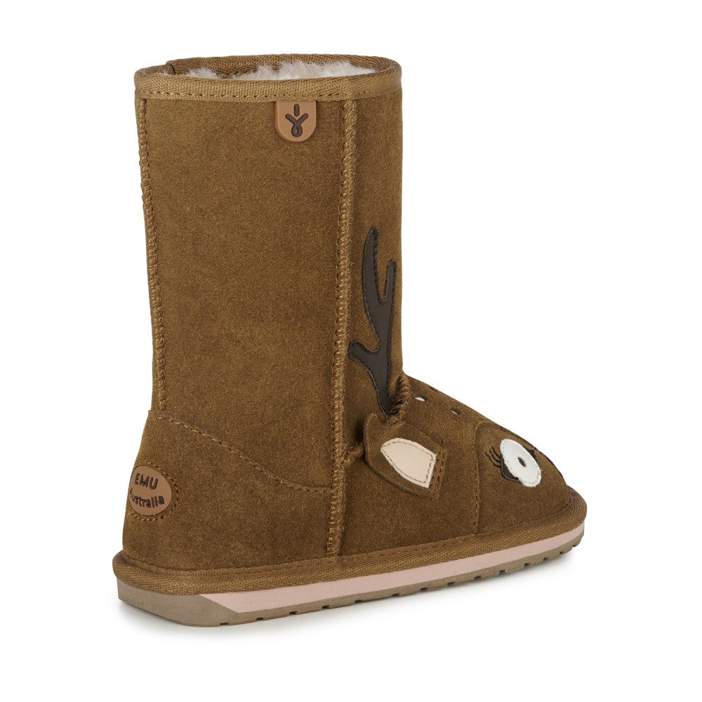 Botki EMU AUSTRALIA Deer K12073-Chestnut brąz - - #tag1# - #tag2# - #tag3# - #tag4#