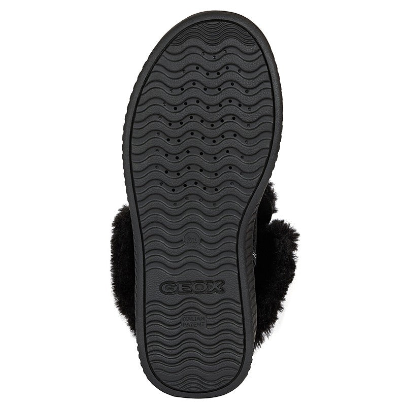 Botki zimowe dziewczęce GEOX J947YB-0MA22-C9999_M czarny - - #tag1# - #tag2# - #tag3# - #tag4#