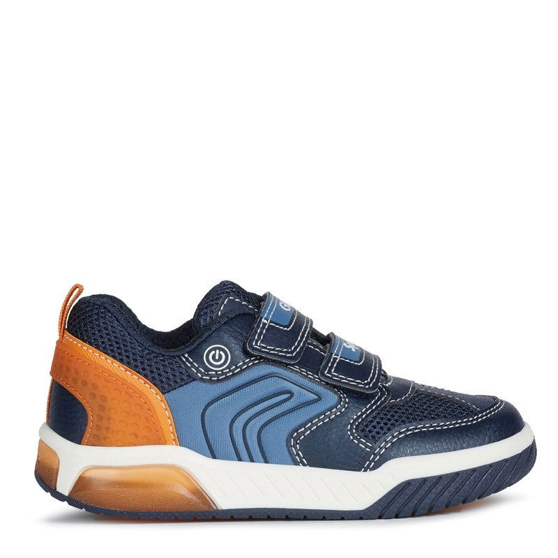 Buty sneakersy chłopięce Geox J949CD-0FE14-C0820 kolor granat/pomarańcz - - #tag1# - #tag2# - #tag3# - #tag4#