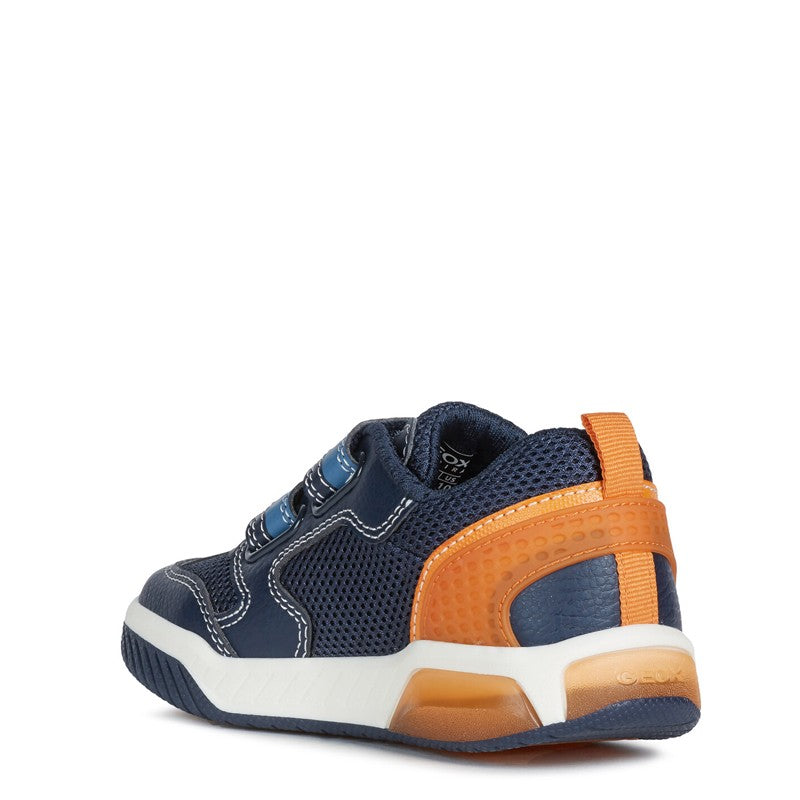 Buty sneakersy chłopięce Geox J949CD-0FE14-C0820 kolor granat/pomarańcz - - #tag1# - #tag2# - #tag3# - #tag4#