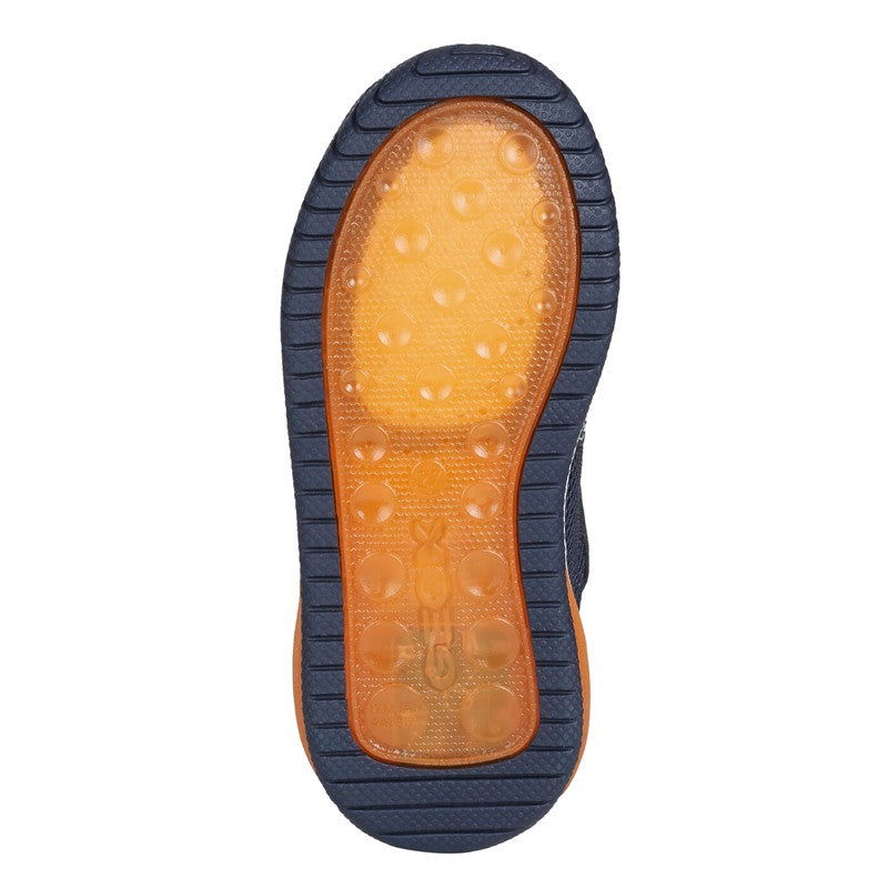 Buty sneakersy chłopięce Geox J949CD-0FE14-C0820 kolor granat/pomarańcz - - #tag1# - #tag2# - #tag3# - #tag4#