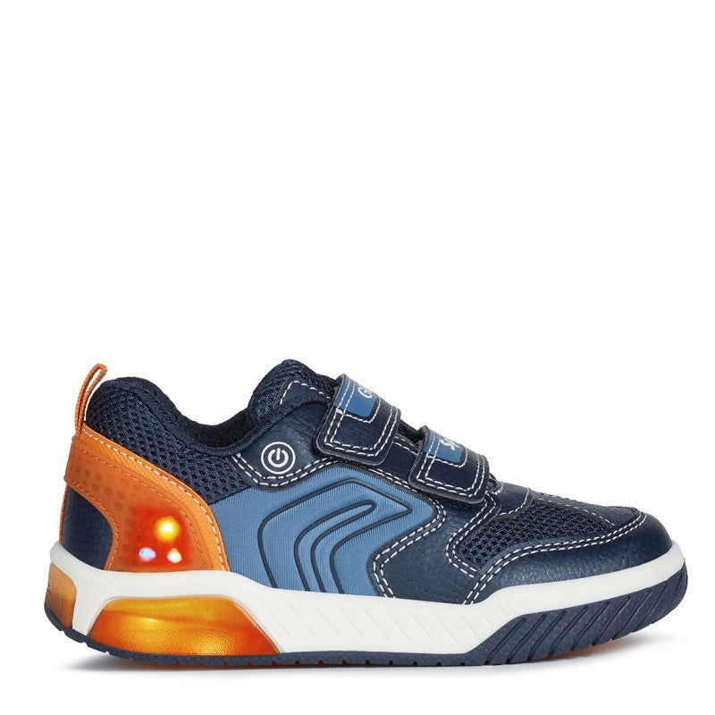Buty sneakersy chłopięce Geox J949CD-0FE14-C0820 kolor granat/pomarańcz - - #tag1# - #tag2# - #tag3# - #tag4#