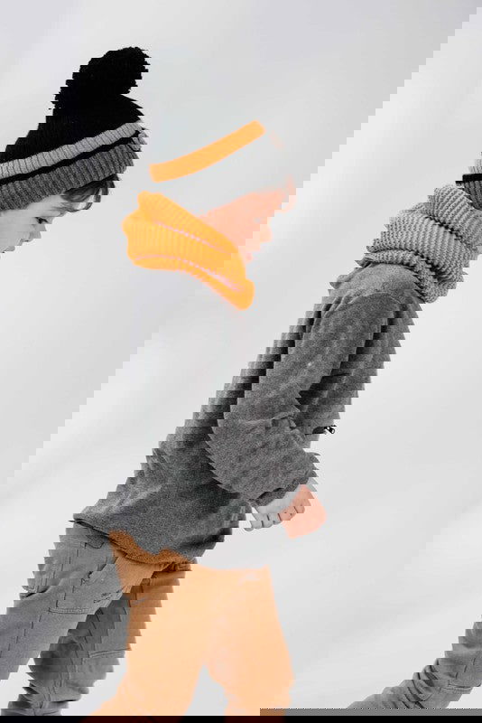 Czapka KNOX IV Jamiks JZE008-1 kolor czarny/miodowy -  - #tag1# - #tag2# - #tag3# - #tag4#