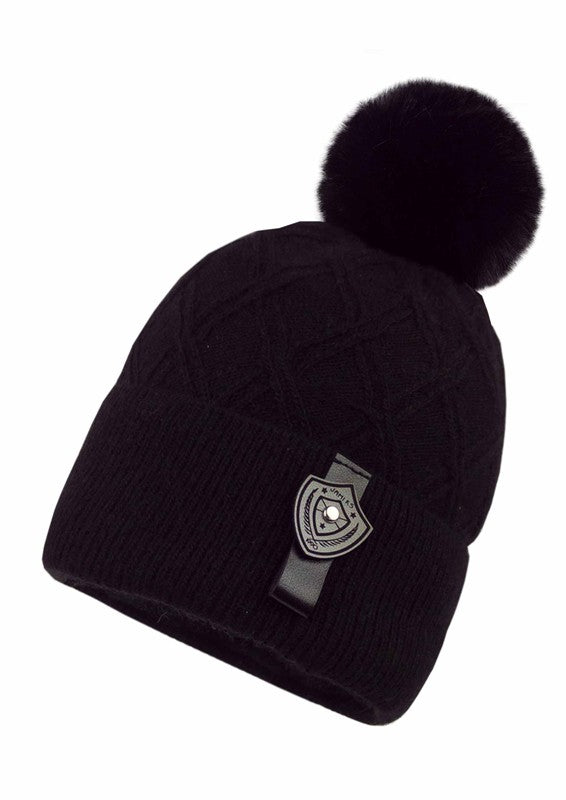 Czapka LESLIE II Jamiks JZE075-1 kolor czarny - - #tag1# - #tag2# - #tag3# - #tag4#