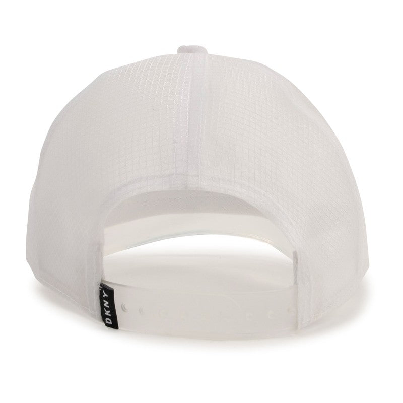 Czapka z daszkiem typu baseball DKNY D31276-10B kolor biały - - #tag1# - #tag2# - #tag3# - #tag4#