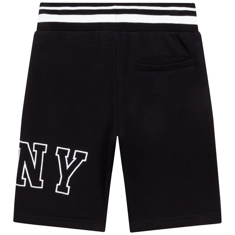 DKNY D24753-09B Bermudy dla chłopca kolor czarny - - #tag1# - #tag2# - #tag3# - #tag4#