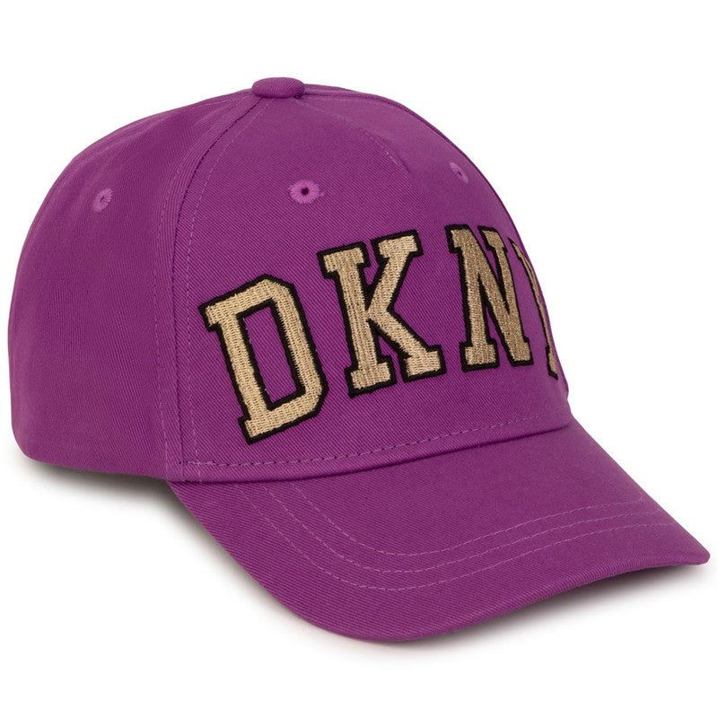 DKNY D31283-909 Czapka z daszkiem dziewczęca kolor fioletowy - - #tag1# - #tag2# - #tag3# - #tag4#