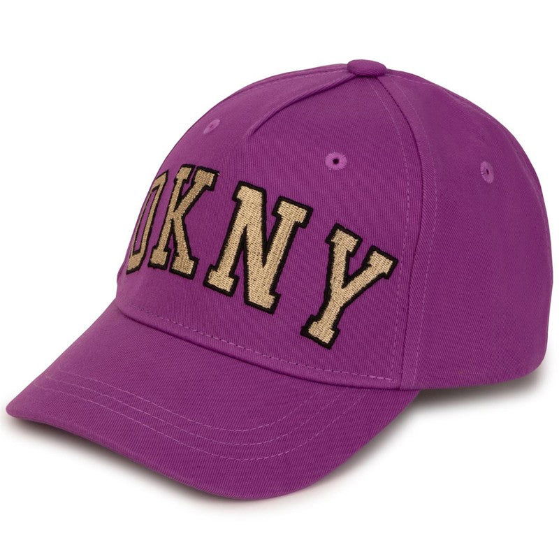 DKNY D31283-909 Czapka z daszkiem dziewczęca kolor fioletowy - - #tag1# - #tag2# - #tag3# - #tag4#