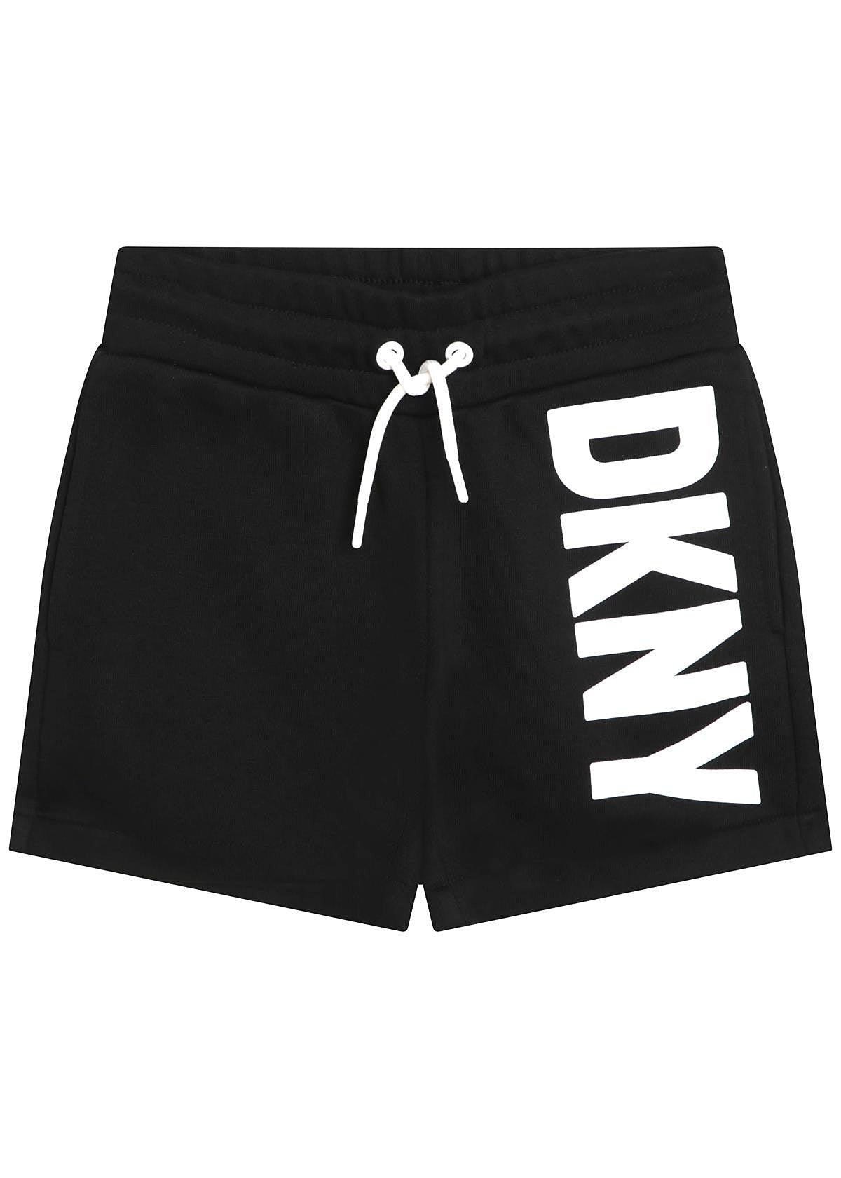 DKNY D34A91-09B Szorty dziewczynka kolor czarny - - #tag1# - #tag2# - #tag3# - #tag4#