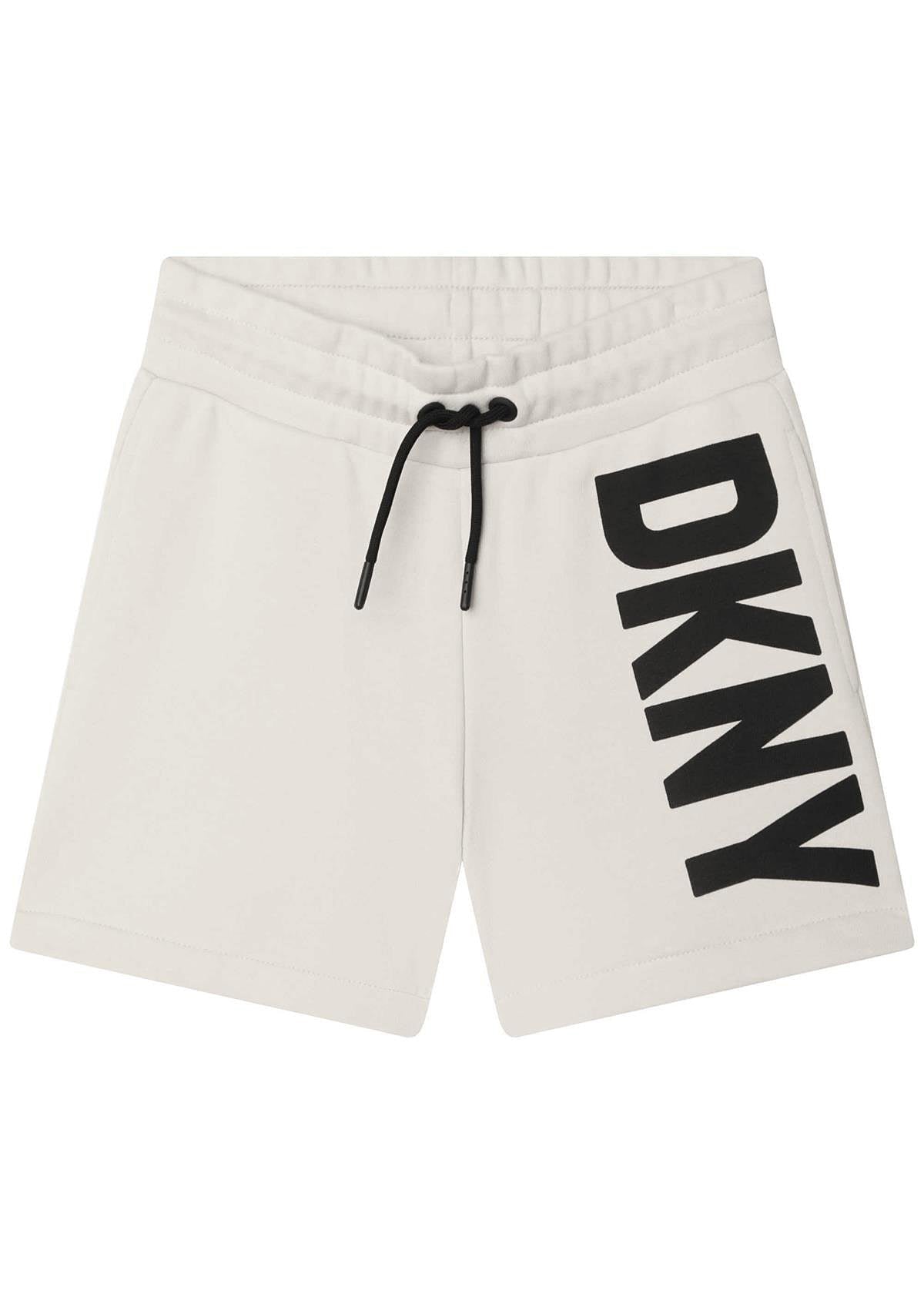 DKNY D34A91-119 Szorty dziewczynka kolor biały - - #tag1# - #tag2# - #tag3# - #tag4#