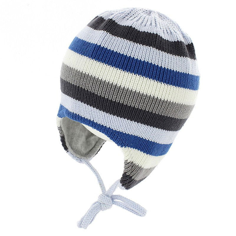 Doll Czapka dzianinowa 1623715121-3004 kolor popiel/niebieski - - #tag1# - #tag2# - #tag3# - #tag4#