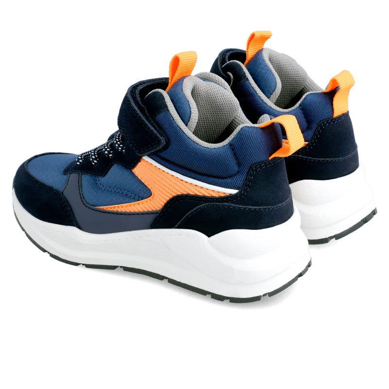 Garvalin Sneakersy chłopięce 211661-A granat/pomarańcz - - #tag1# - #tag2# - #tag3# - #tag4#