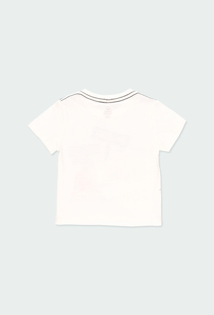 Koszulka dla chłopca Baby Boboli 344102-1111 kolor biały - - #tag1# - #tag2# - #tag3# - #tag4#