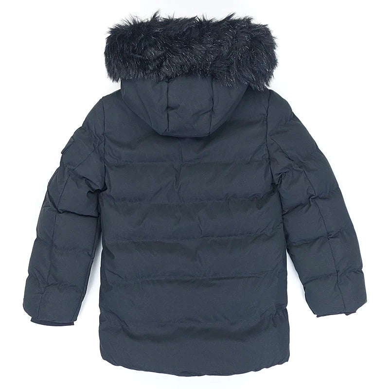 Kurtka Zimowa chłopak czarny B60161-71023 GKMOC - - #tag1# - #tag2# - #tag3# - #tag4#
