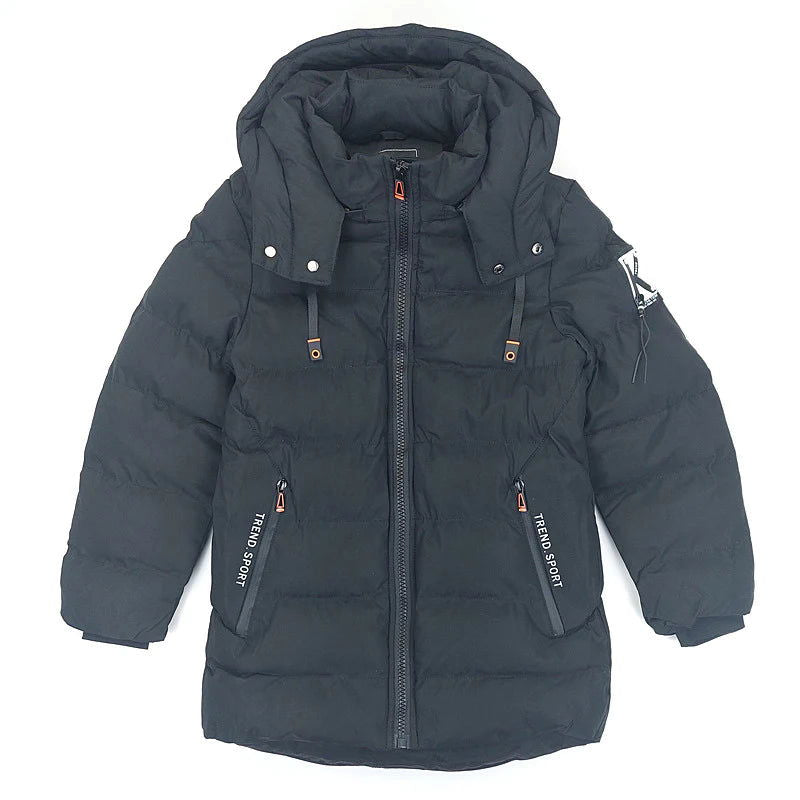 Kurtka Zimowa chłopak czarny B60172-71023 GKMOC - - #tag1# - #tag2# - #tag3# - #tag4#