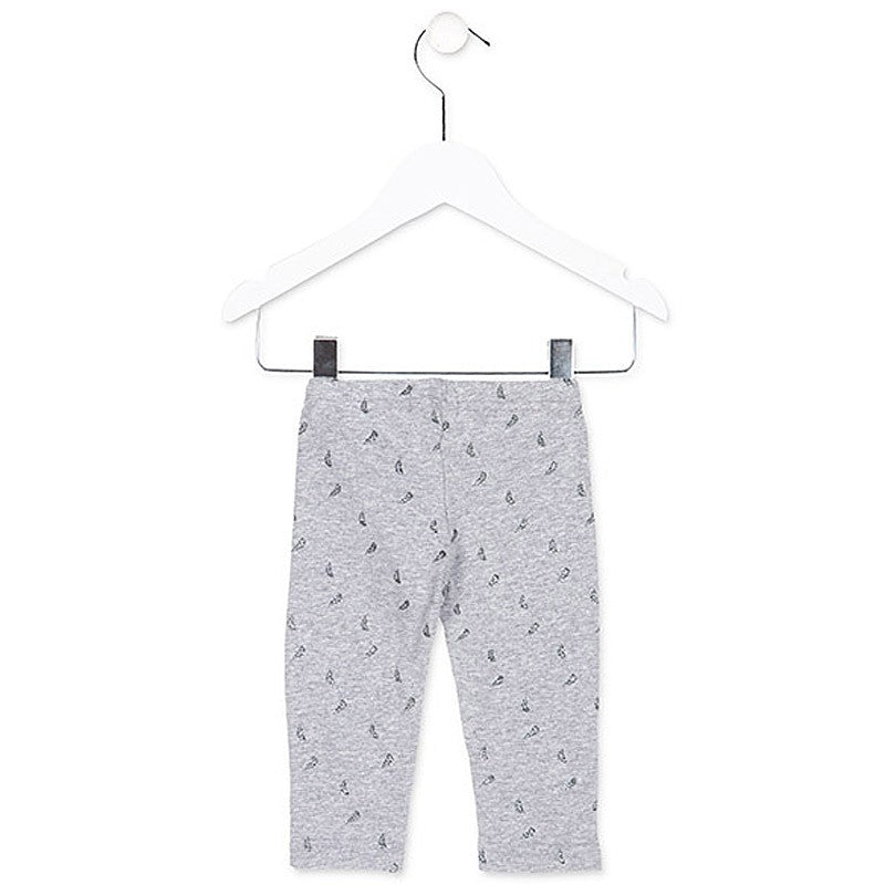 Losan legginsy dla dziewczynki kolor szary 828-6006AD - - #tag1# - #tag2# - #tag3# - #tag4#