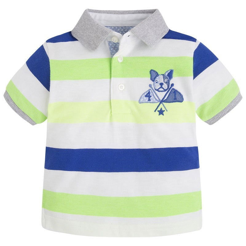 Mayoral 1132-87 Koszulka polo k.ręk.paski kolor Ziel.neon - - #tag1# - #tag2# - #tag3# - #tag4#