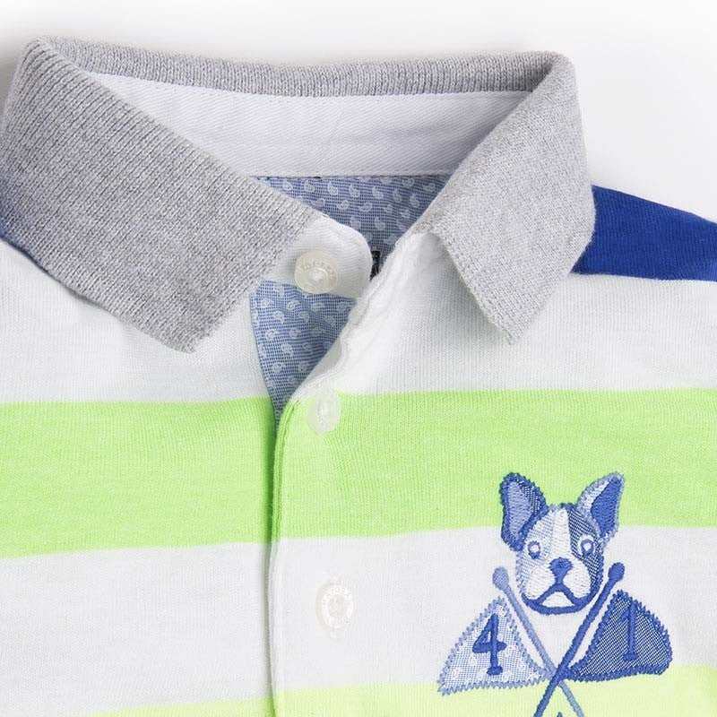 Mayoral 1132-87 Koszulka polo k.ręk.paski kolor Ziel.neon - - #tag1# - #tag2# - #tag3# - #tag4#