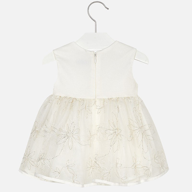 Mayoral 1914-10 Sukienka dziewczęca tiul kolor Szampan -  - #tag1# - #tag2# - #tag3# - #tag4#
