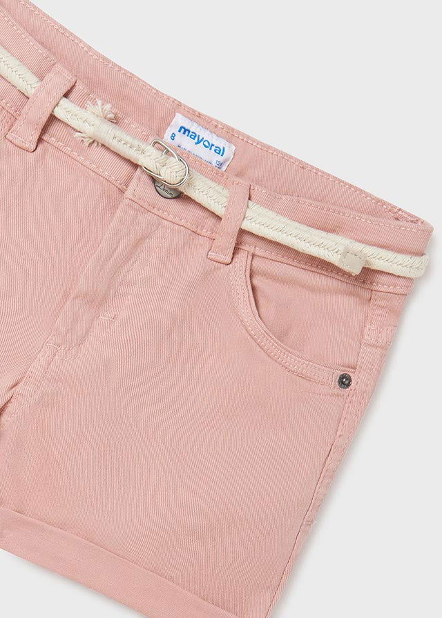 Mayoral 22-00275-017 Szorty z paskiem dziewczęce 275-17 pastel - - #tag1# - #tag2# - #tag3# - #tag4#