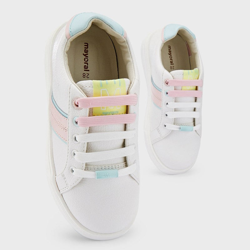 Mayoral 22-43413-022 Sneakersy dla dziewczynki 43413-22 różowy - - #tag1# - #tag2# - #tag3# - #tag4#