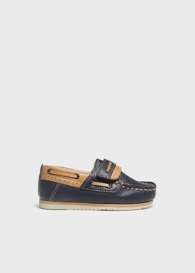 Mayoral 22-45390-076 Mokasyny na rzepy chłopiec 45390-76 granatowy - - #tag1# - #tag2# - #tag3# - #tag4#