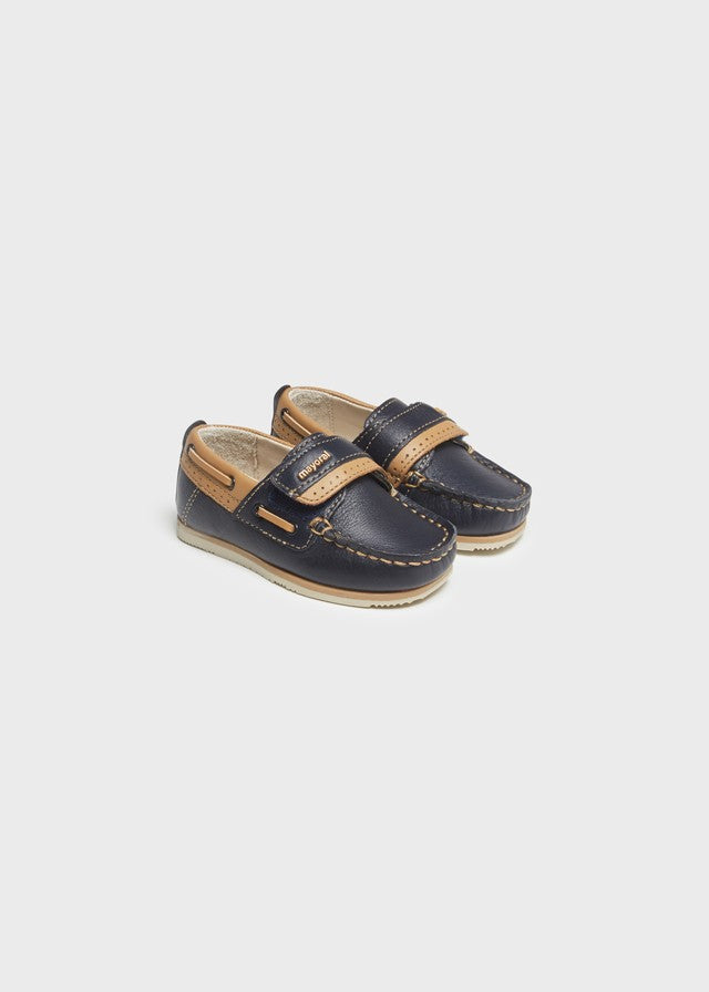 Mayoral 22-45390-076 Mokasyny na rzepy chłopiec 45390-76 granatowy - - #tag1# - #tag2# - #tag3# - #tag4#