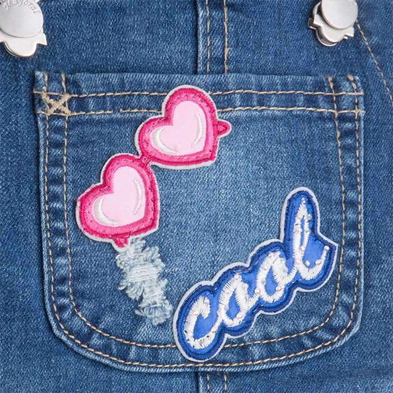 Mayoral 3623-62 Ogrodniczki krótkie jeans kolor Ciemny - - #tag1# - #tag2# - #tag3# - #tag4#