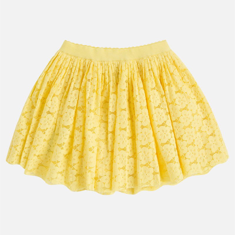 Mayoral 3914-89 Spódnica dziewczęca koronka kolor Cytryna - - #tag1# - #tag2# - #tag3# - #tag4#