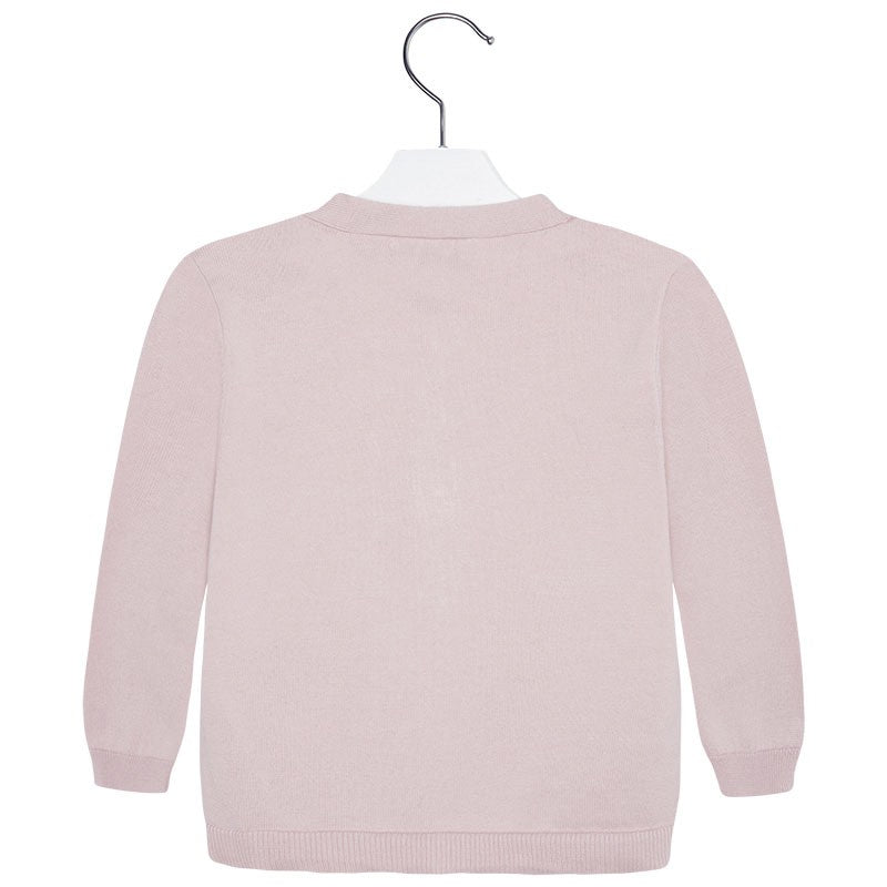 Mayoral 6322-20 Sweter rozp.dzian. koronka kolor Jasny róż. - - #tag1# - #tag2# - #tag3# - #tag4#