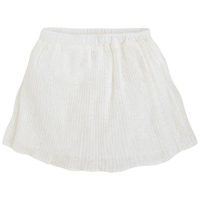Mayoral 6901-52 Spódnica plisowana koronka Wanilia - - #tag1# - #tag2# - #tag3# - #tag4#