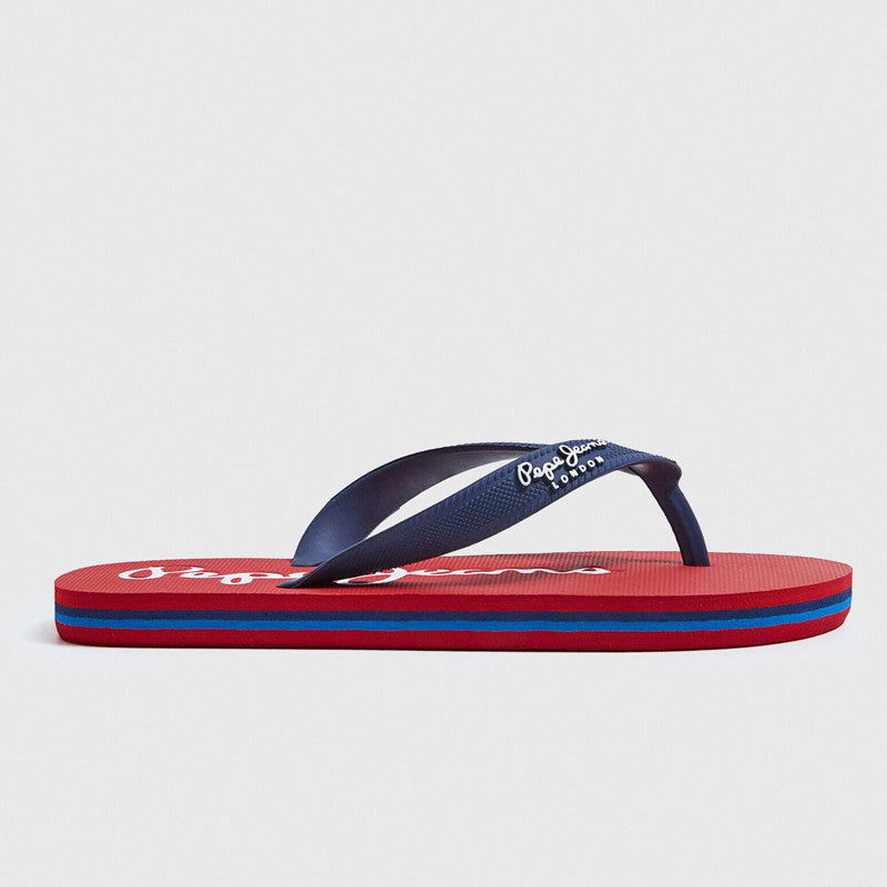 Pepe Jeans Klapki BAY BEACH BRAND B junior boy PBS70049-595 NAVY - - #tag1# - #tag2# - #tag3# - #tag4#